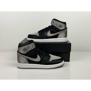 Jordan 1 Retro High OG (PS) Satin Shadow Size 13c Black/Grey FD5304-010